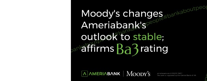 Moody's changes Ameriabank's outlook to stable; affirms Ba3 rating