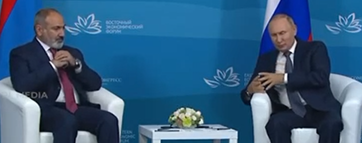Putin says he is in constant contact with Armenian leader on Karabakh issue 