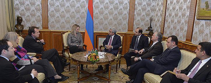 Սարգսյան. Հայաստանի և ԱՄՆ-ի հարաբերությունները մշտապես վերընթաց զարգացում են ապրել Սարգսյան. Հայաստանի և ԱՄՆ-ի հարաբերությունները մշտապես վերընթաց զարգացում են ապրել