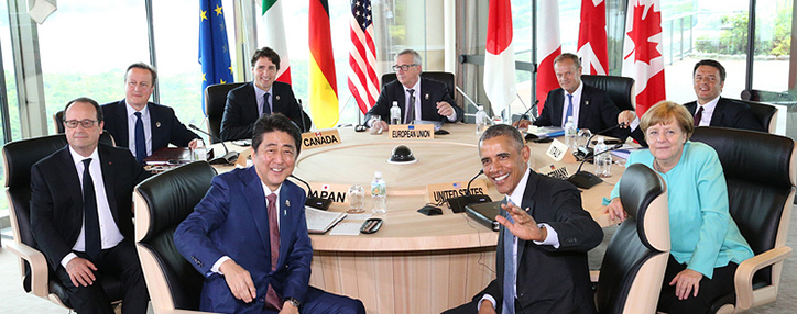 G-7 leaders disagree over risks to global economy G-7 leaders disagree over risks to global economy