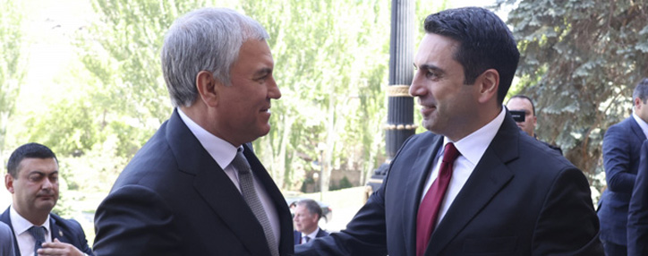 Armenian and Russian parliament speakers discussed bilateral cooperation