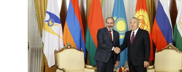 Премьер Армении обсудил с Назарбаевым внешнеэкономическую повестку ЕАЭС