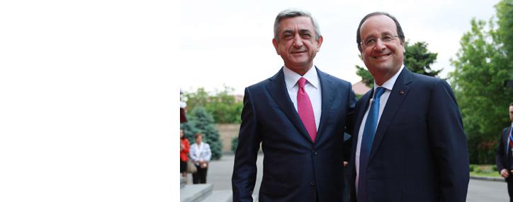 Ֆրանսիայի նախագահ Ֆրանսու Օլանդը հրավիրել է հայ գործընկերոջը պաշտոնական այցով այցելել Փարիզ Ֆրանսիայի նախագահ Ֆրանսու Օլանդը հրավիրել է հայ գործընկերոջը պաշտոնական այցով այցելել Փարիզ