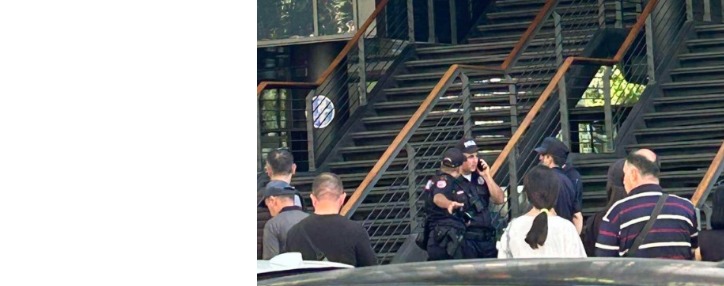 Տարհանում` Երևանի բիզնես կենտրոններից մեկում