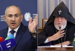 Пашинян считает, что деятельность Католикоса Всех армян угрожает безопасности Армении 