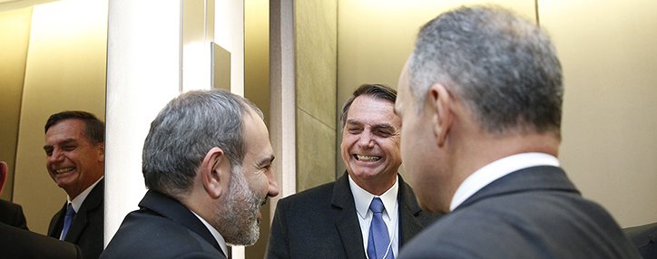 Премьер Армении обсудил возможности развития сотрудничества с лидерами Бразилии, Люксембурга и Египта