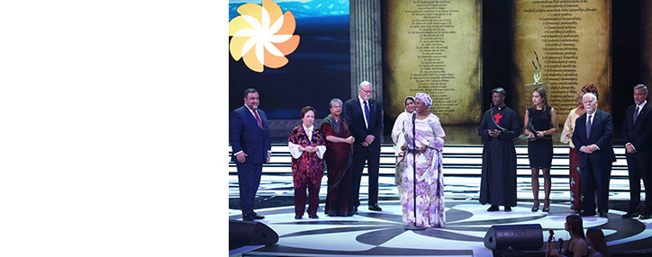 Первым лауреатом Aurora Prize for Awakening Humanity стала Маргерит Баранкитс