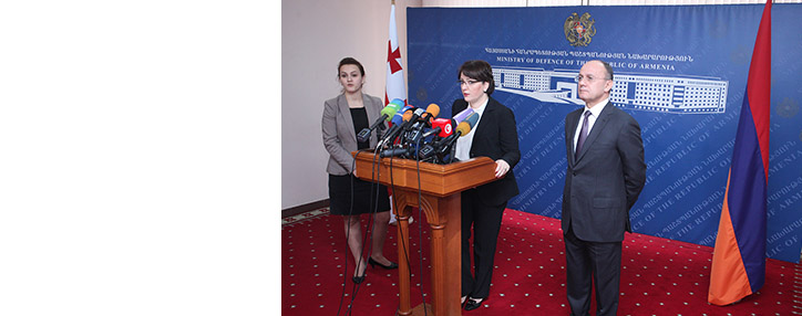 Հայաստանն ու Վրաստանը խորացնում են համագործակցությունն անվտանգության ու խաղաղապահության ոլորտում Հայաստանն ու Վրաստանը խորացնում են համագործակցությունն անվտանգության ու խաղաղապահության ոլորտում