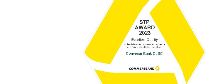 Կոնվերս Բանկը հերթական անգամ «STP Excellence Award 2023» պատվավոր մրցանակակիրն է