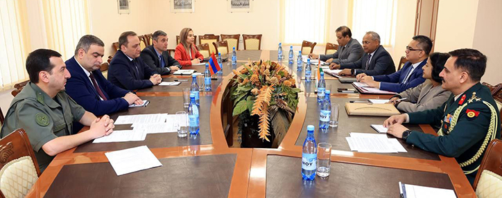 Armenian and Indian Defense Ministries hold first defense consultations in Yerevan