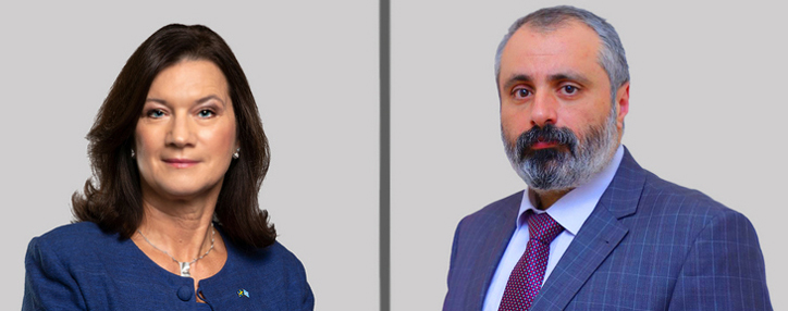 Արցախի ԱԳ նախարարը ԵԱՀԿ գործող նախագահի հետ քննարկել է ադրբեջանա-ղարաբաղյան հակամարտության կարգավորմանն առնչվող հարցեր