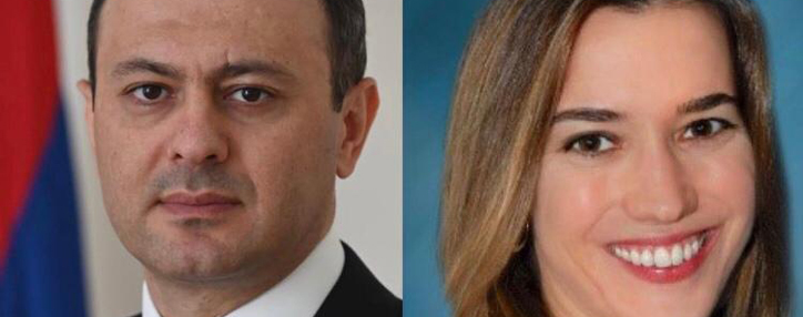 Секретарь Совбеза Армении обсудил со специальным помощником президента США повестку расширения и развития отношений