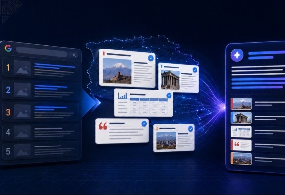 Google-ում դիրքերից դեպի ԱԲ-ի վստահություն. ինչպես կարող են հայկական բրենդներն ու ԶԼՄ-ները հայտնվել ChatGPT-ի, Gemini-ի և Claude-ի պատասխաններում