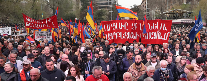 Оппозиция на митинге в Ереване озвучила основополагающие принципы бщенациональной повестки