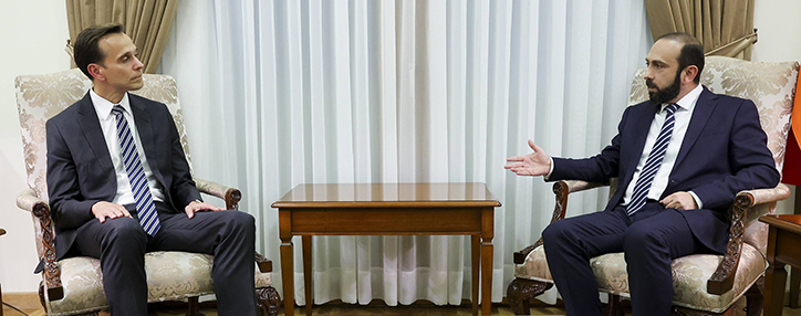 Глава МИД Армении обсудил с зампомощника госсекретаря США вопросы безопасности и стабильности в регионе