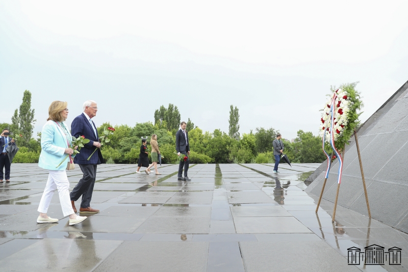 US Senator Roger Wicker arrives in Armenia