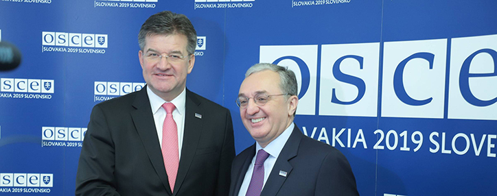 Глава МИД Армении обсудил с действующим председателем ОБСЕ карабахское урегулирование