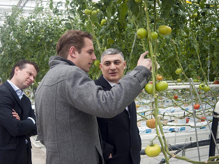 Armenia’s president visits state-of-the-art greenhouses in Kotayk