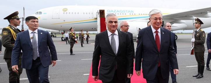 President of Kazakhstan arrives in Yerevan on official visit