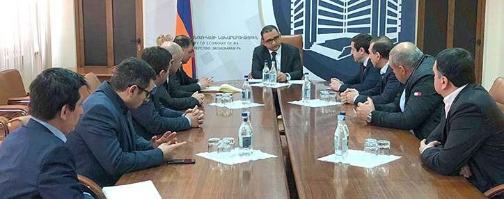 Представители компаний промсектора Армении представили министру свои проблемы для уточнения механизмов госсодействия