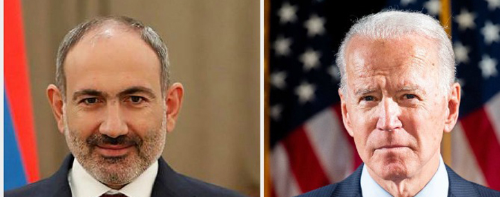 Pashinyan congratulates Biden on Independence Day