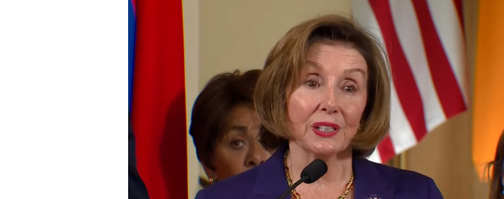 Пелоси осудила атаку Азербайджана на суверенитет и границы Армении  