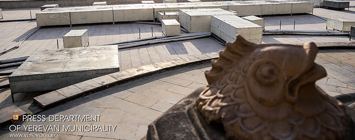 Фонтаны в Ереване прекратили работу в преддверии зимы