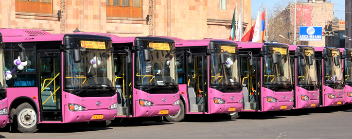 Some 80 more buses to run in Yerevan