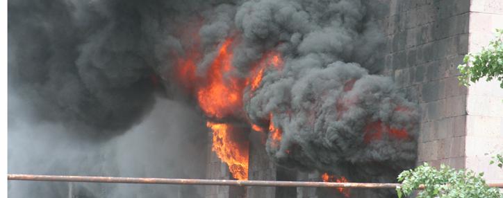 Աբովյան քաղաքի վառելիքի բազայում հրդեհ է բռնկվել