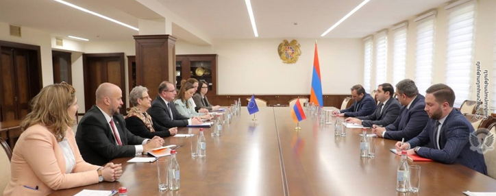 Папикян подтвердил готовность оказать поддержку миссии ЕС в Армении