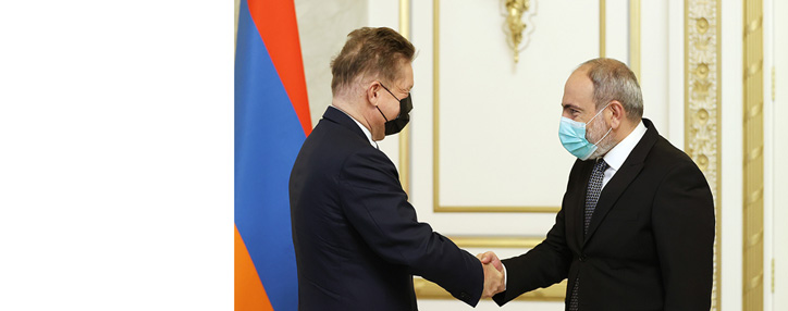 Армянский премьер и глава "Газпрома" обсудили совместные энергетические программы Армянский премьер и глава "Газпрома" обсудили совместные энергетические программы