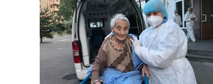 Հայաստանում կորոնավիրուսից 101-ամյա կին է առողջացել (ՖՈՏՈ)