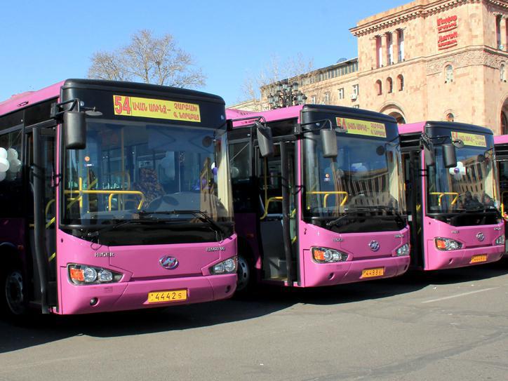 Движение по некоторым микроавтобусным маршрутам в Ереване будет временно приостановлено