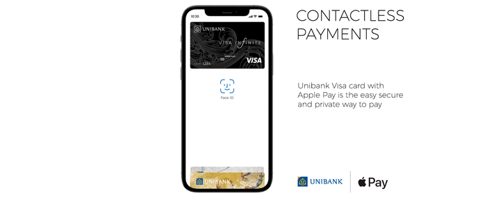 Apple Pay отныне доступен для клиентов Юнибанка