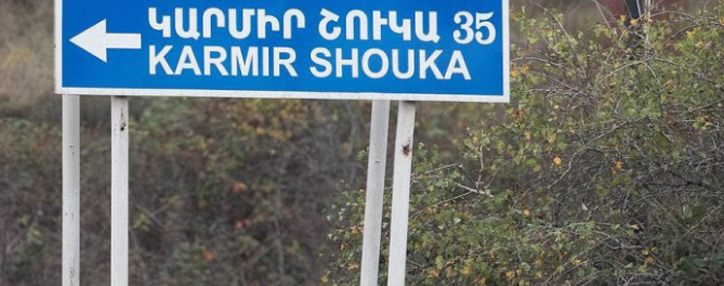 Azerbaijani soldiers shelling several Armenian villages in Nagorno-Karabakh