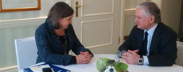 Налбандян обсудил с Нуланд пути дальнейшего развития двусторонних отношений