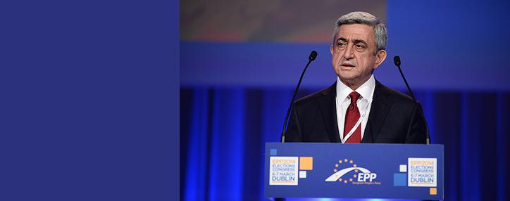 Eastern Partnership is a bridge that connects, Armenian president Eastern Partnership is a bridge that connects, Armenian president