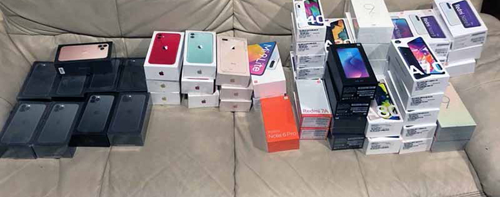 В Армении пресечена попытка контрабанды 62 сотовых телефонов