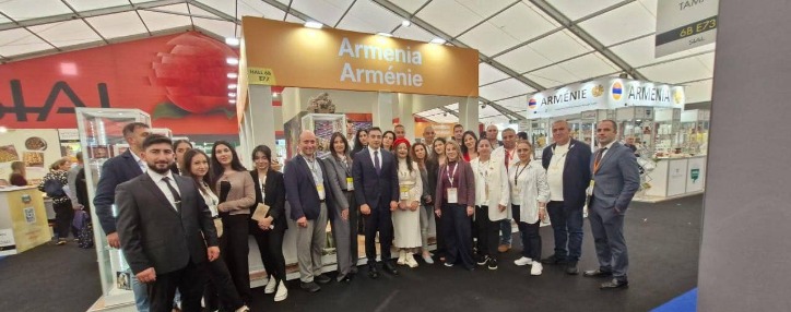 Փարիզում Sial-2024 սննդի և խմիչքի միջազգային 60-րդ ցուցահանդեսին ներկայացված է 23 հայկական ընկերության արտադրանք Փարիզում Sial-2024 սննդի և խմիչքի միջազգային 60-րդ ցուցահանդեսին ներկայացված է 23 հայկական ընկերության արտադրանք
