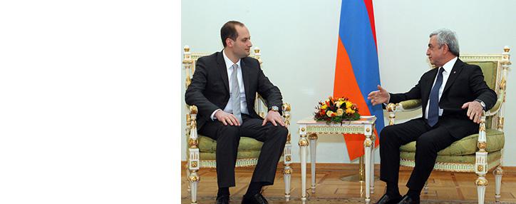 Սարգսյանն ու Ջանելիձեն երկկողմ համագործակցության հարցեր են քննարկել