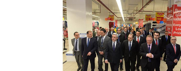 Նախագահը «Երևան մոլ»-ում ներկա է գտնվել  «Քարֆուր»-ի բացմանը