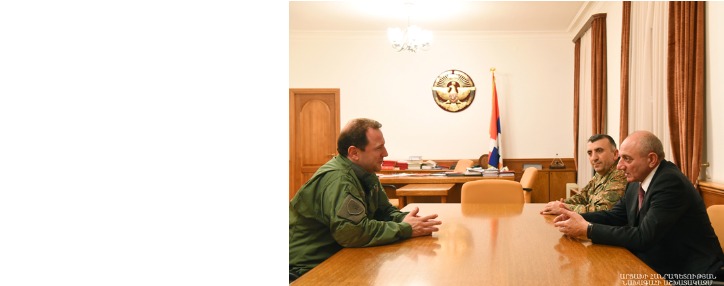 ՀՀ պաշտպանության նախարարը բանակաշինությանը վերաբերող հարցեր է քննարկել Արցախի նախագահի հետ ՀՀ պաշտպանության նախարարը բանակաշինությանը վերաբերող հարցեր է քննարկել Արցախի նախագահի հետ