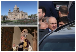 Пашинян заявил, что Святой Эчмиадзин будет освобожден, признав свою греховность (ВИДЕО)