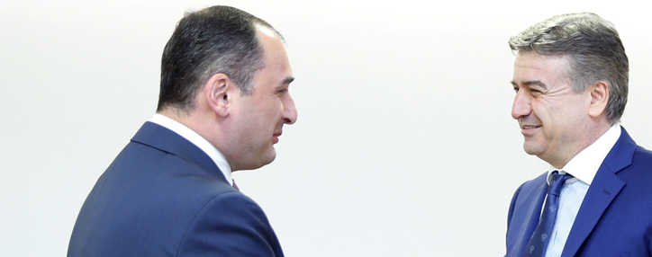 Armenian premier and Georgian vice-premier to try to build up trade between their countries 