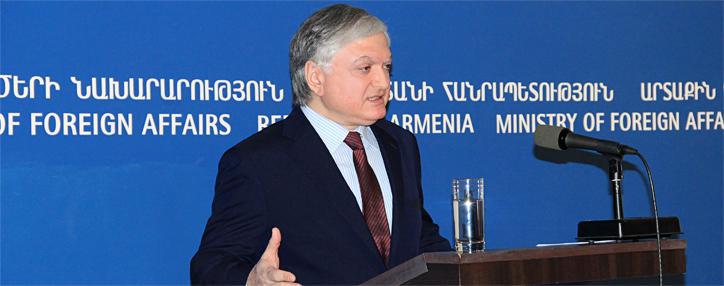 Armenian Foreign Minister calls on Turkey to stay away from Karabakh settlement