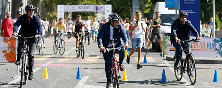 Полиция предлагает обозначить велосипедные дорожки на улицах Еревана 