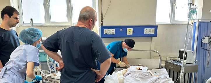 Минздрав Армении сообщает о тяжелом состоянии семерых пострадавших при взрыве в Арцахе