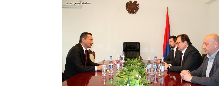 Սյունիքի մարզպետն ու «Գեոպրոմանինգ» ընկերությունների խմբի նախագահը քննարկել են համատեղ ներդրումների ու զարգացման ծրագրերի հետ կապված հարցեր