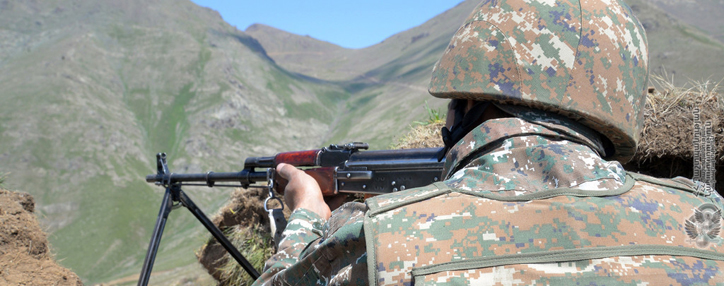 Azerbaijani troops again fire at Armenian positions in Yeraskh