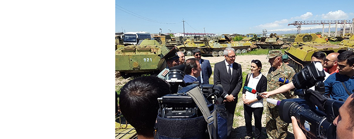 В Армении демонтировали 21 единицу боевой бронетехники 